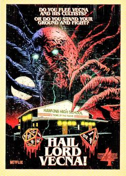 2022 Zerocool Stranger Things Butcher Billy Artist Series - Poster Cards #BB-14 Hail Lord Vecna Front