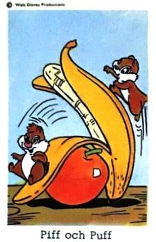 1966 Dutch Gum Disney (unnumbered, copyright at top) #NNO Piff och Puff Front
