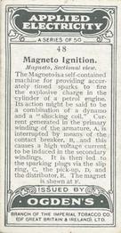 1928 Ogden’s Applied Electricity #48 Magneto, sectional view Back