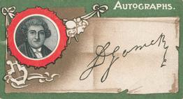 1910 Taddy & Co.'s Autographs Series 1 #23 David Garrick Front