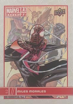 2021-22 Upper Deck Marvel Annual #52 Miles Morales Front