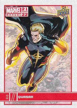 2021-22 Upper Deck Marvel Annual #68 Quasar Front