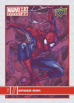 2021-22 Upper Deck Marvel Annual #79 Spider-Man Front