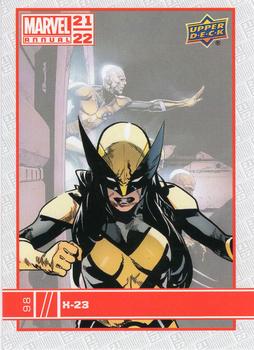 2021-22 Upper Deck Marvel Annual #98 X-23 Front