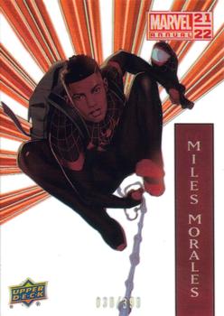 2021-22 Upper Deck Marvel Annual - Suspended Animation #23 OF 50 Miles Morales Front