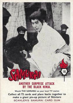 1964 Scanlens Samurai #16 Another Surprise Attack… Front