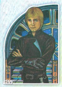 2023 Topps Chrome Star Wars - Return of the Jedi 40th Anniversary Poster Art #ROJ40-9 Luke Skywalker Front