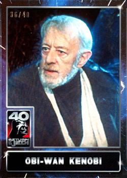 2023 Star Wars: Return of the Jedi 40th Anniversary - Blue Foil #18 Obi-Wan Kenobi Front