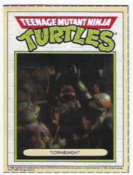 1990 Ralston Purina Cereal Teenage Mutant Ninja Turtles #NNO 