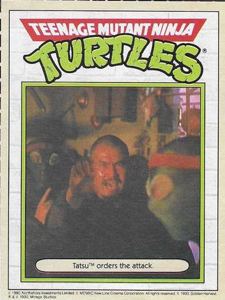 1990 Ralston Purina Cereal Teenage Mutant Ninja Turtles #NNO Tatsu orders the attack. Front