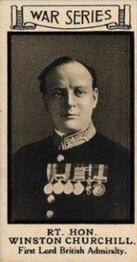 1916 Themans & Co. War Portraits #3 Winston Churchill Front