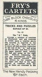 1924 Fry’s Tricks & Puzzles #12 The 