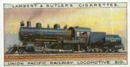 1912 Lambert & Butler World's Locomotives 1st Series #2 Union Pacific Front