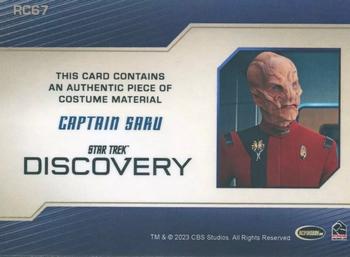 2023 Rittenhouse Star Trek: Discovery Season Four - Relics #RC67 Captain Saru Back