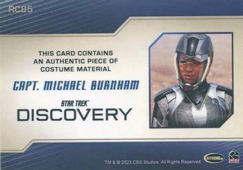 2023 Rittenhouse Star Trek: Discovery Season Four - Relics #RC85 Captain Michael Burnham Back