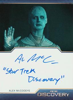 2023 Rittenhouse Star Trek: Discovery Season Four - Inscription Autographs #NNO Alex McCooeye Front