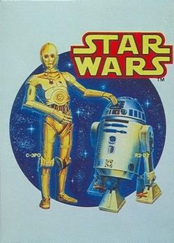 1977 Yamakatsu Star Wars - Non-Photo cards #NNO C-3PO / R2-D2 Art Front