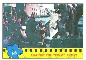 1990 Topps Ireland Ltd Teenage Mutant Ninja Turtles: The Movie #66 Against the 
