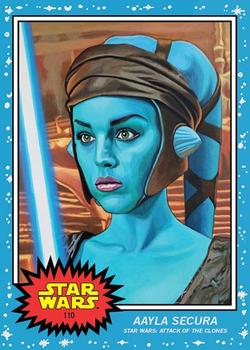2020 Topps Living Star Wars #110 Aayla Secura Front