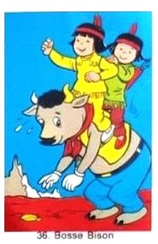 1977 Swedish Samlarsaker Tin-Tin #36 Bosse Bison Front