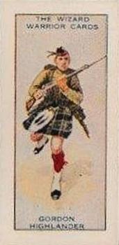 1928 D.C. Thomson The Wizard Warrior Cards (Dominoes back) #2/2 Gordon Highlanders Front