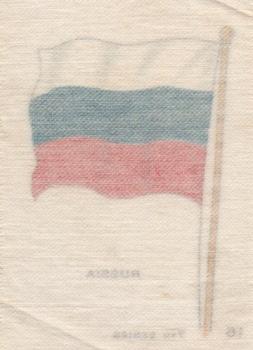 1910-25 Phillips BDV Flags 7th Series Silks #16 Russia Back