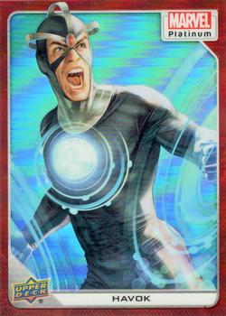 2023 Upper Deck Marvel Platinum - Red Rainbow #72 Havok Front