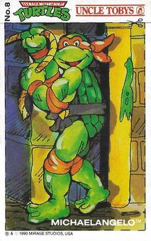 1990 Nestle (Uncle Tobys) Teenage Mutant Ninja Turtles #8 Michaelangelo Front