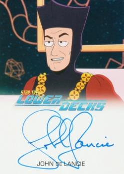 2023 Rittenhouse Star Trek Lower Decks Collectors Set - Autographs Full Bleed #NNO John de Lancie Front