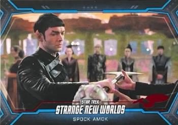 2023 Rittenhouse Star Trek: Strange New Worlds Season One - Red #25 Spock Amok Front