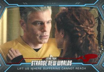 2023 Rittenhouse Star Trek: Strange New Worlds Season One - Red #34 Lift Us Where Suffering Cannot Reach Front