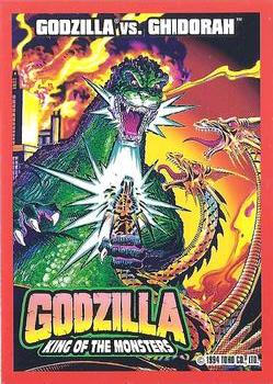 1994 Trendmasters Godzilla: King of the Monsters #7 Godzilla vs Ghidorah Front