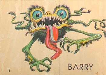1965 Topps Ugly Stickers #11 Barry Front