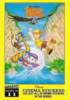 1992 Dynamic Marketing The Magic of Disney Stickers - Cinema Stickers #11 The Rescuers Down Under Front