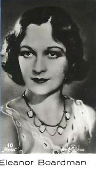 1930 Cloetta Örn Cacao #10 Eleanor Boardman Front