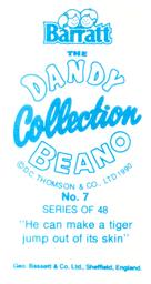1990 Barratt The Dandy Beano Collection #7 