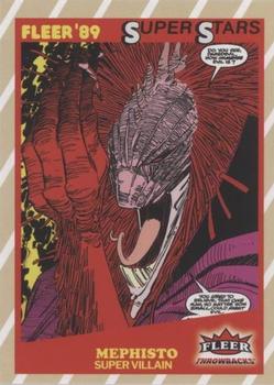 2023 Fleer Throwbacks '89 Marvel Edition - Super Stars #SS-9 Mephisto Front