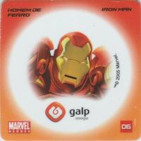 2005 Galp Marvel Heroes Axtion Flix (Portugal) #06 Homem de Ferro Back