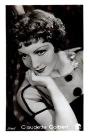 1933-43 Ross Verlag Mäppchenbilder - Claudette Colbert #NNO Claudette Colbert Front