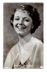 1933-43 Ross Verlag Mäppchenbilder - Janet Gaynor #NNO Janet Gaynor Front