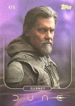 2024 Topps Dune Release Day - Purple Foil #3 Gurney Front