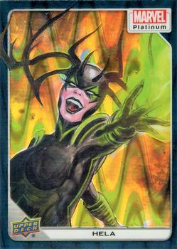 2023 Upper Deck Marvel Platinum - Teal Wave #31 Hela Front