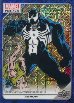 2023 Upper Deck Marvel Platinum - Blue Traxx #124 Venom Front