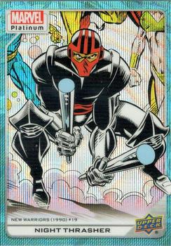 2023 Upper Deck Marvel Platinum - Blue Surge #196 Night Thrasher Front