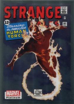 2023 Upper Deck Marvel Platinum - Cover Variant #WI9 Human Torch Front