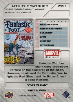 2023 Upper Deck Marvel Platinum - Cover Variant #WI51 Uatu the Watcher Back