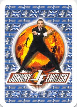 2003 Cartamundi Johnny English Playing Cards #3♣ Johnny English Back