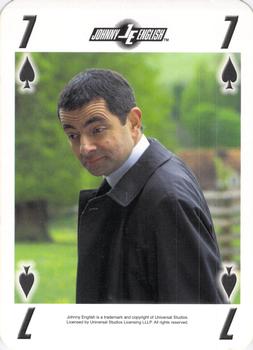 2003 Cartamundi Johnny English Playing Cards #7♠ Johnny English Front