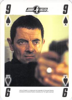 2003 Cartamundi Johnny English Playing Cards #9♠ Johnny English Front