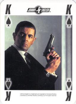 2003 Cartamundi Johnny English Playing Cards #K♠ Johnny English Front